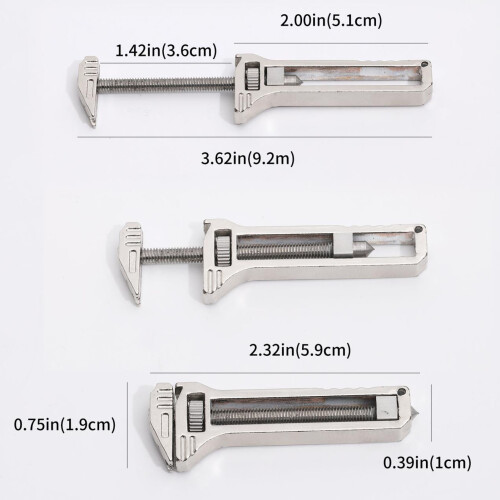 Titanium-Multitool-Schraubenschlüssel, 23 g, 5,9  1,9  1 cm 1