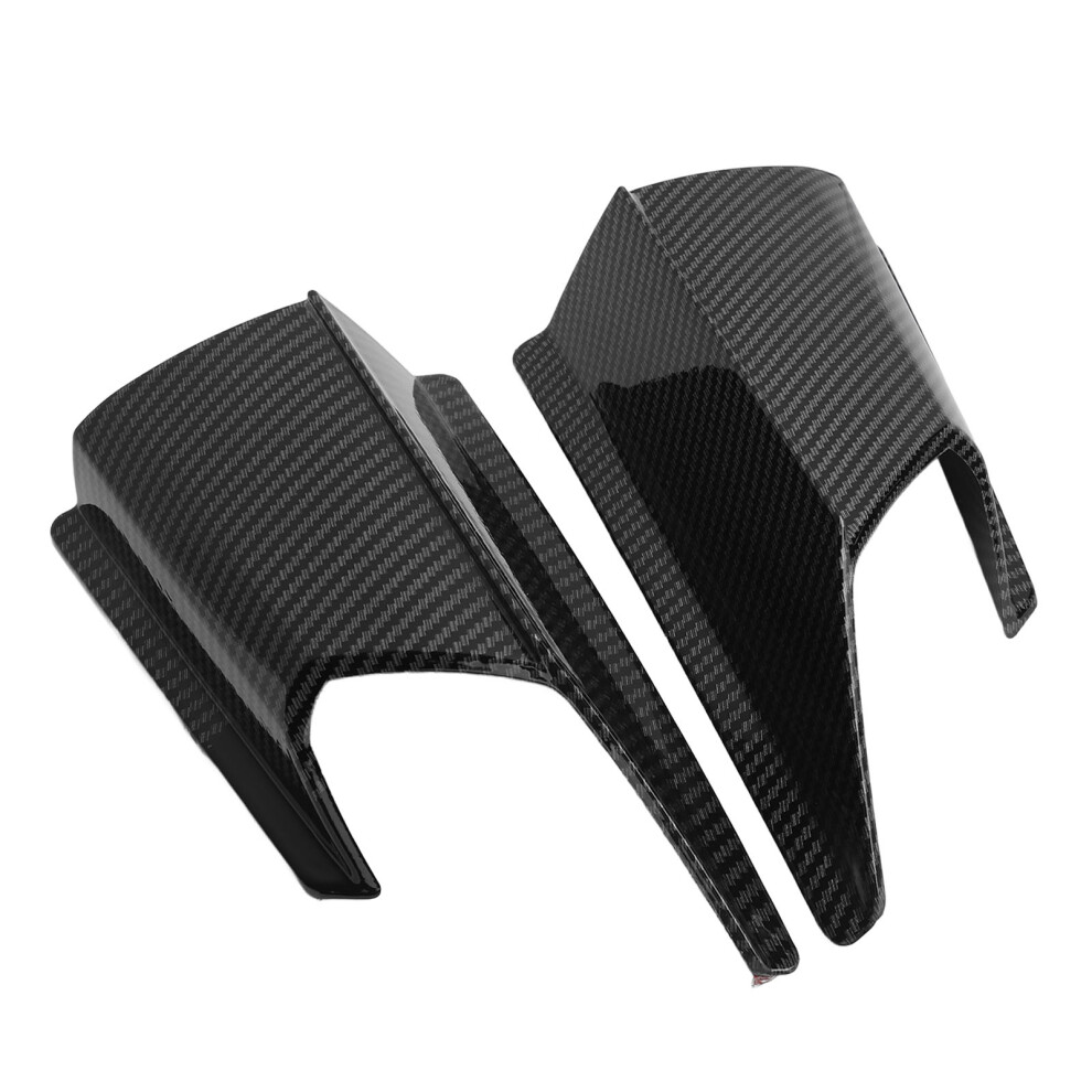 Motorcycle Side Spoiler Wings Aerodynamic Fairing Winglets Deflector Set For Adv 150 2019 To 2020 Carbon Fiber Style 9421313952557