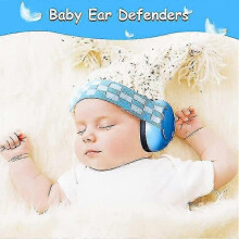 (blue) Earmuffs Baby Hearing Protection - For Kids 0-2+ - Best Earmuffs For Infants & Toddlers