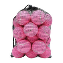 (Pink) 20Pcs Tennis Balls Elastic Balls Exercise 2.52" Diameter Wear Resistant Training Balls for Outdoor Sports Tennis Enthusiasts