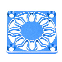 Blau 30x30mm Aluminiumlegierung universelle RC-Lüfterabdeckung