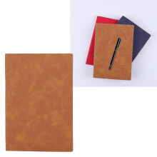 100 Blatt A5-liniertes Notizbuch, braun, 8,3 x 5,8 Zoll