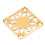 RC-Lüfterabdeckung Aluminium 30  30 mm Gold 13