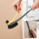 Doppelseitige Toilettenbürste 126,00 g, mit langem Griff 11