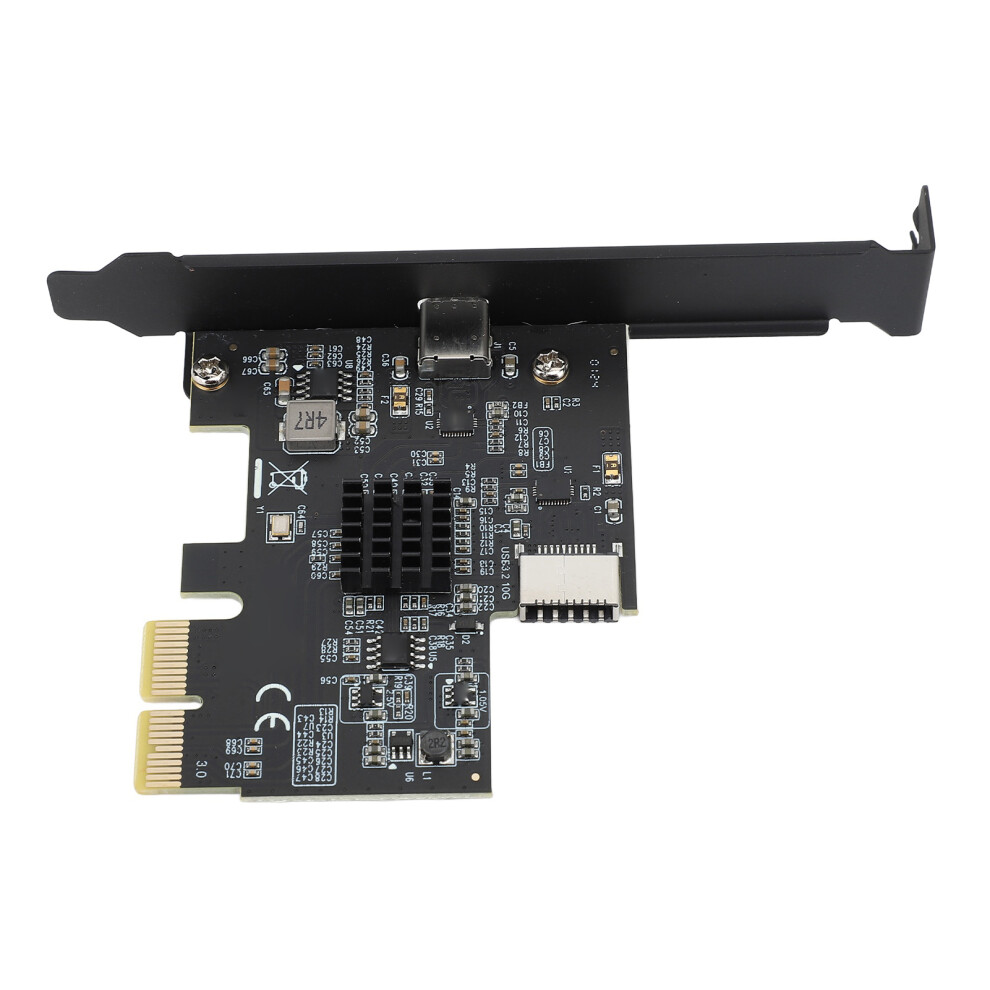 Usb 3.2 Gen2 Expansion Card 10Gbps Pcie 2X Interface Support Type C And Type E Front For Asm3142 Chip Expansion Card 6901313957873