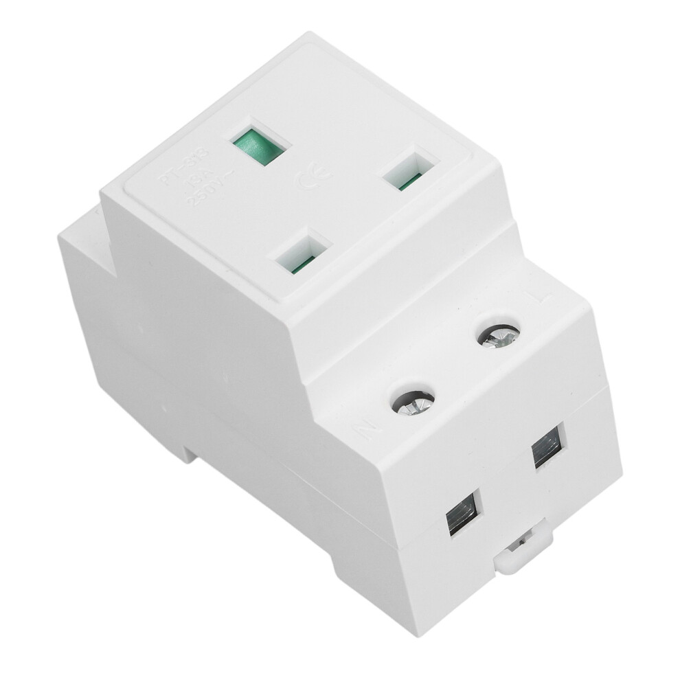 Din Rail Socket Built In Protective Contact Earthing Contact Outlet For Distribution Panel Uk Ac250v 13A 8321313961966