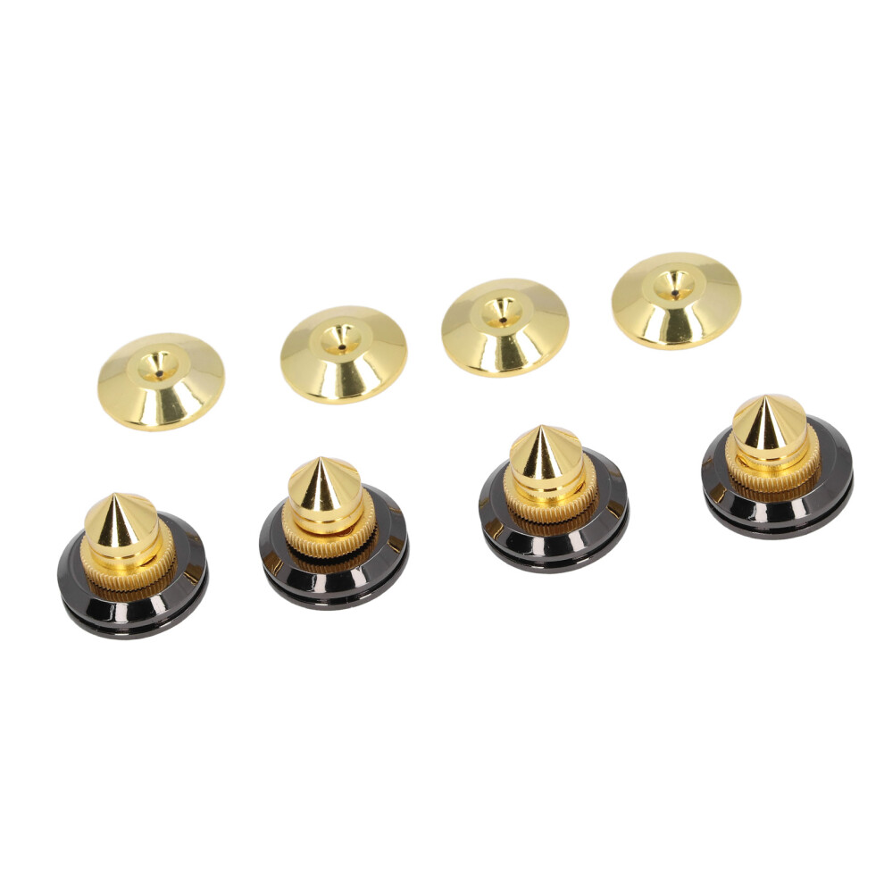 4 Set Hifi Speaker Isolation Feet Professional Metal Vibration Damping Speaker Shock Absorber Pads For Speaker Frame Amplifier Cd Dvd Playe 5031313962834