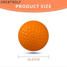 Floating Golf Balls Floater Ball Float Water Range Jinwei Golf Practice Ball 10 Balls with Mesh Bag (orange, 10balls/pack) 1_l28