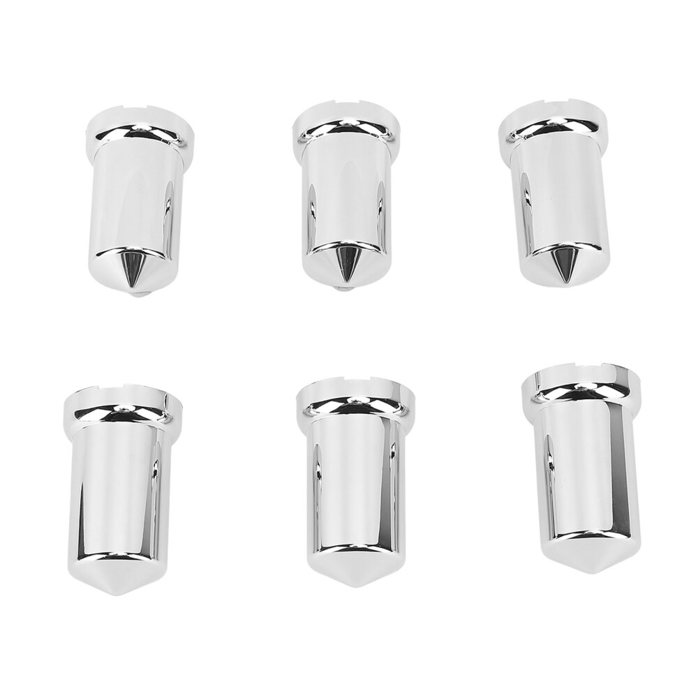 Lug Nut Covers Abs Chrome Plastic Anti Rust 33Mm Flanged Lug Nut Caps For Trucks Trailers And Vehicles 20Pcs 8011313966336