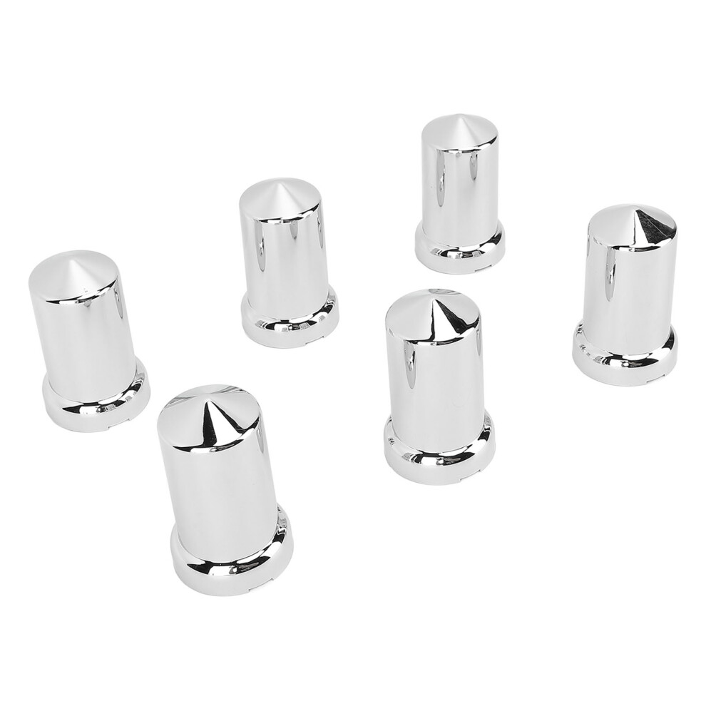Lug Nut Covers ABS Chrome Plastic Anti Rust 33mm Flanged Lug Nut Caps for Trucks Trailers and Vehicles 40pcs-image-OPC-PHQF552-NEW