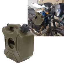 3L 0.75 Gallons Gas Can Fuel Oil Petrol Storage Cans Green Emergency Backup Tank for Most Car Motorcycle UTV ATV Off Road Vehicle Without B