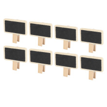 Miniatur-Kreidetafel MB01, 50 Stück, Naturholz