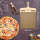 12-Zoll-Pizzaschieber mit Griff, braun 6