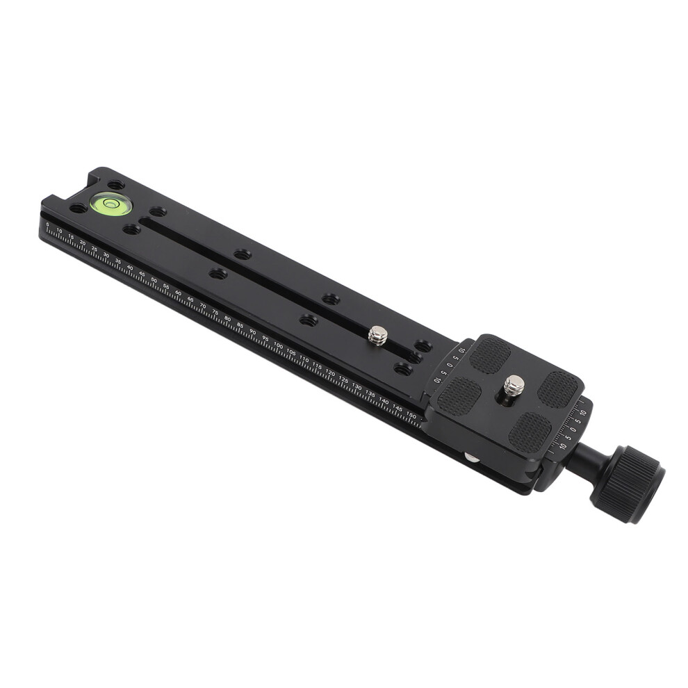 Rail Nodal Slide Clamp Aluminum 1/4Inch Screw Scale Level For Arca Nodal Slide Quick Release Clamp For Ball Heads Microphones 8261313972459