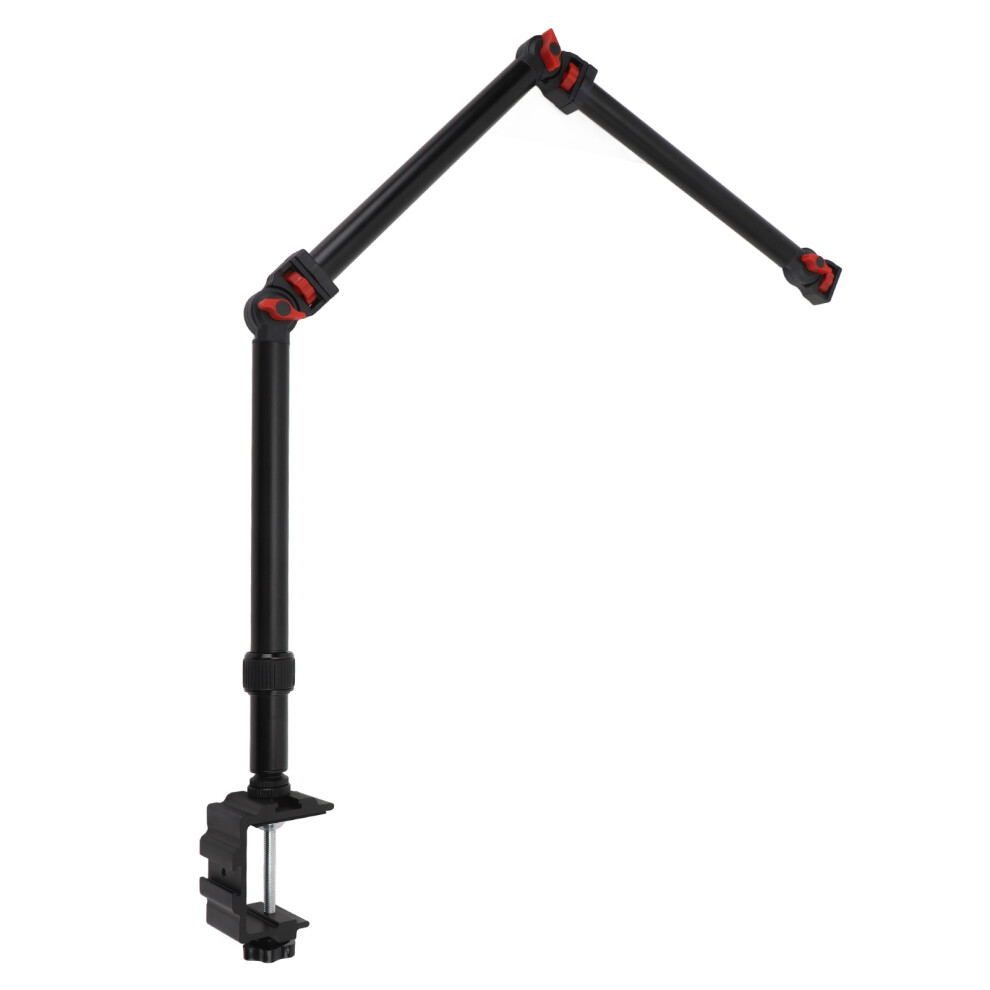Camera Arm Clamp Mount Stand With 1/4In Screw Adjustable Articulating Arm Universal For Webcam Projector Phone Microphone 6951313972499