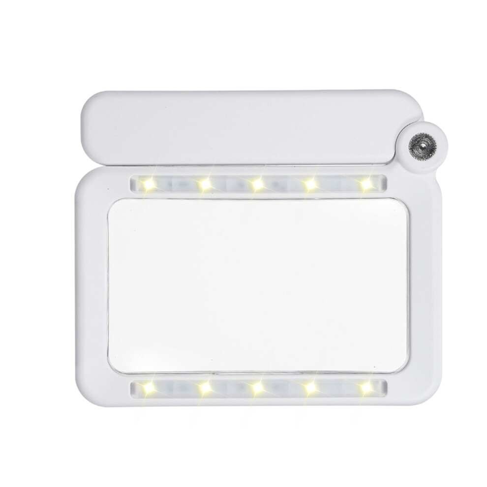 Handheld Magnifier 4X Magnifying Glass for Reading Full Book Page Newspaper Rectangular Magnifying Glass with Bright LED Lights 3 Adjustabl