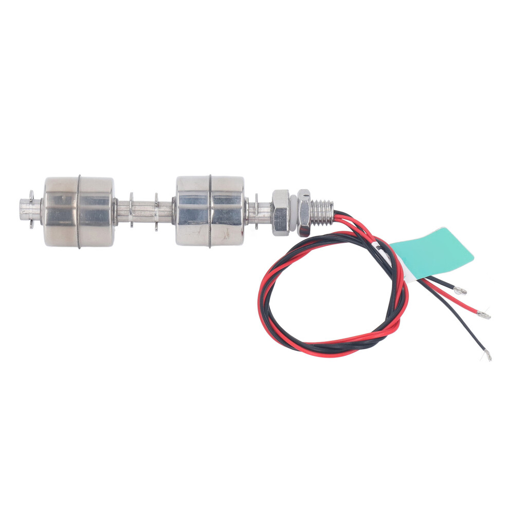 100Mm Dual Ball Float Switch With Wire Liquid Water Level Controller Stainless Steel Float Sensor High Voltage 0Â220V 4621313972844