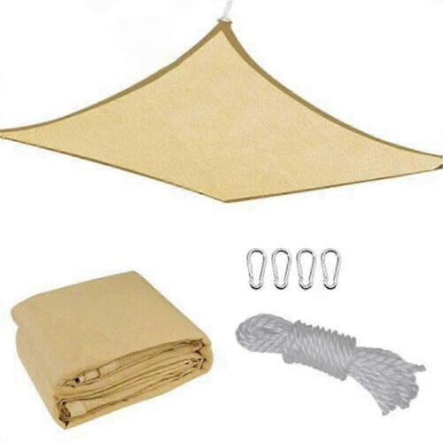2x2 Meter Rectangular Square Shade Sail Outdoor Window Shade Sail Breathable Extra Large Shade 1