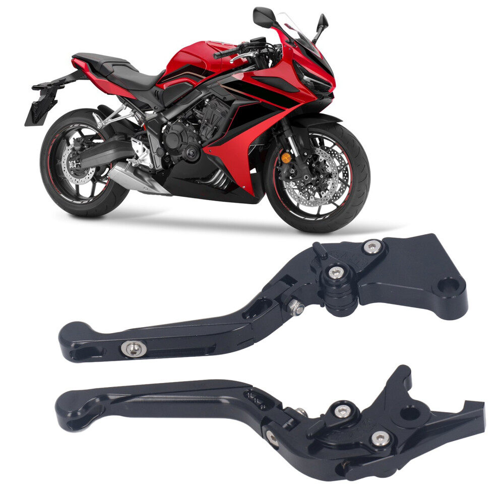 1 Pair Motorcycle Folding Clutch Lever Adjustable Clutch Brake Handle Lever For S1000rr S1000r F900r F900xr F850gs F750gs S1000xr Black 9471313972598