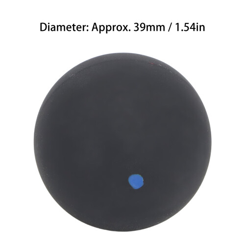 Squash Balls 39mm Excellent Bounce Single Blue Dot Rubber Squash Ball for Competition Training 1