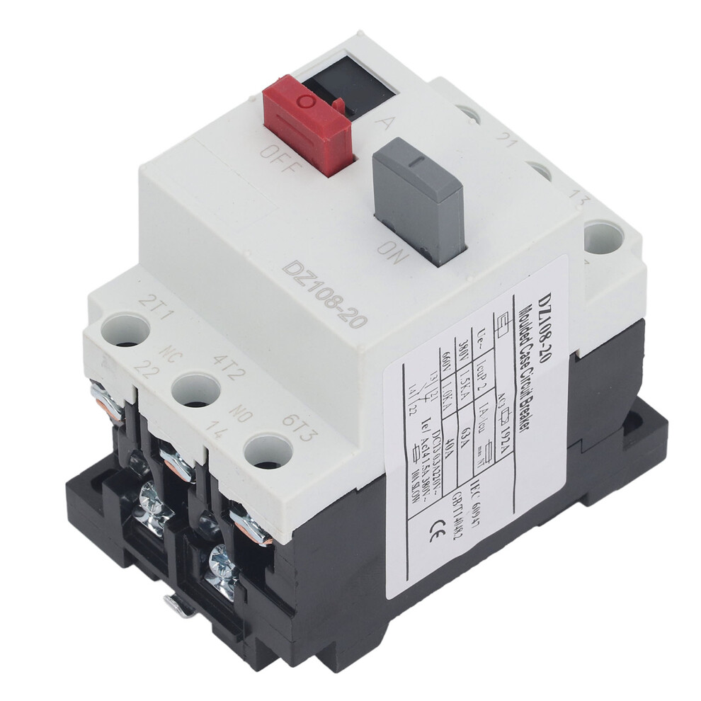 Moulded Case Circuit Breaker Rail Mount Automotive Motor Protector Ac380v 3P Dz108â20 8Â12.5A 4671313975031