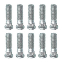 M12x1.5 Durable Steel Wheel Hub Bolts Long Lasting Fixation Universal Car 10pcs