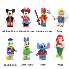 (8PCS Disney  -  B) 24PCS Mickey and Donald Duck Minifigures Kids Toys Fit Lego