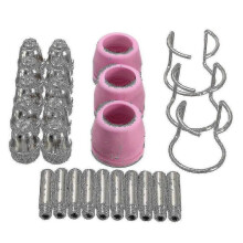 26pcs Plasma Cutter Consumables Kit Sg-55 Ag-60 Wsd-60p Cutting Torch Tip Nozzle--38