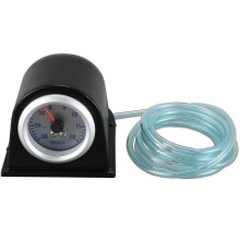 Turbo Boost / Vacuum Gauge Meter for Auto Car 2" 52mm 0-30in. / 0-20psi Orange Light with Single Ga