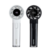 GEEPAS Rechargeable Fan - Pack of 2 | Mini Digital Foldable Portable USB Fan for Travel Camping Office Outdoor Women