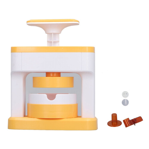 Abzeichenmaschine ABS 670,00 g 48 Stück Knopfteile 1
