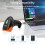 U20-B 2000mAh, 140x95x66mm Barcode-Scanner Schwarz 11