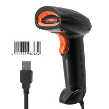 U11C 160 90 66 mm kabelgebundener 1D-Barcodescanner schwarz