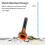 U20-B 2000mAh, 140x95x66mm Barcode-Scanner Schwarz 6