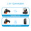 Handheld 1D/2D/QR Barcode Scanner 2.4G Wireless USB Wired Bar Reader Manual / Continuous Scanning CMOS Image Sensor Support Paper /Screen P 6
