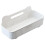Wall Storage Basket Space Saving Rectangular Plastic Wall Mounted Basket Organizer for Bathroom Balcony 2