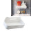 Wall Storage Basket Space Saving Rectangular Plastic Wall Mounted Basket Organizer for Bathroom Balcony 7