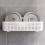 Wall Storage Basket Space Saving Rectangular Plastic Wall Mounted Basket Organizer for Bathroom Balcony 5