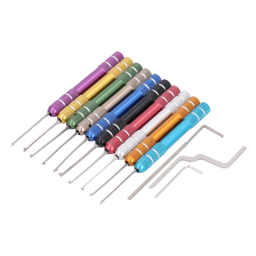 10Pcs Tap Extractors With 3 Auxiliary Wrench Stainless Steel Stripped Broken Tap Remover Tool Kit Color Handle 3501313981859