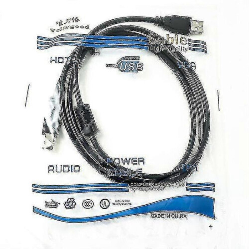 Printer Data Cable Usb Printing Cable 1.5 Meters 5pcs 1