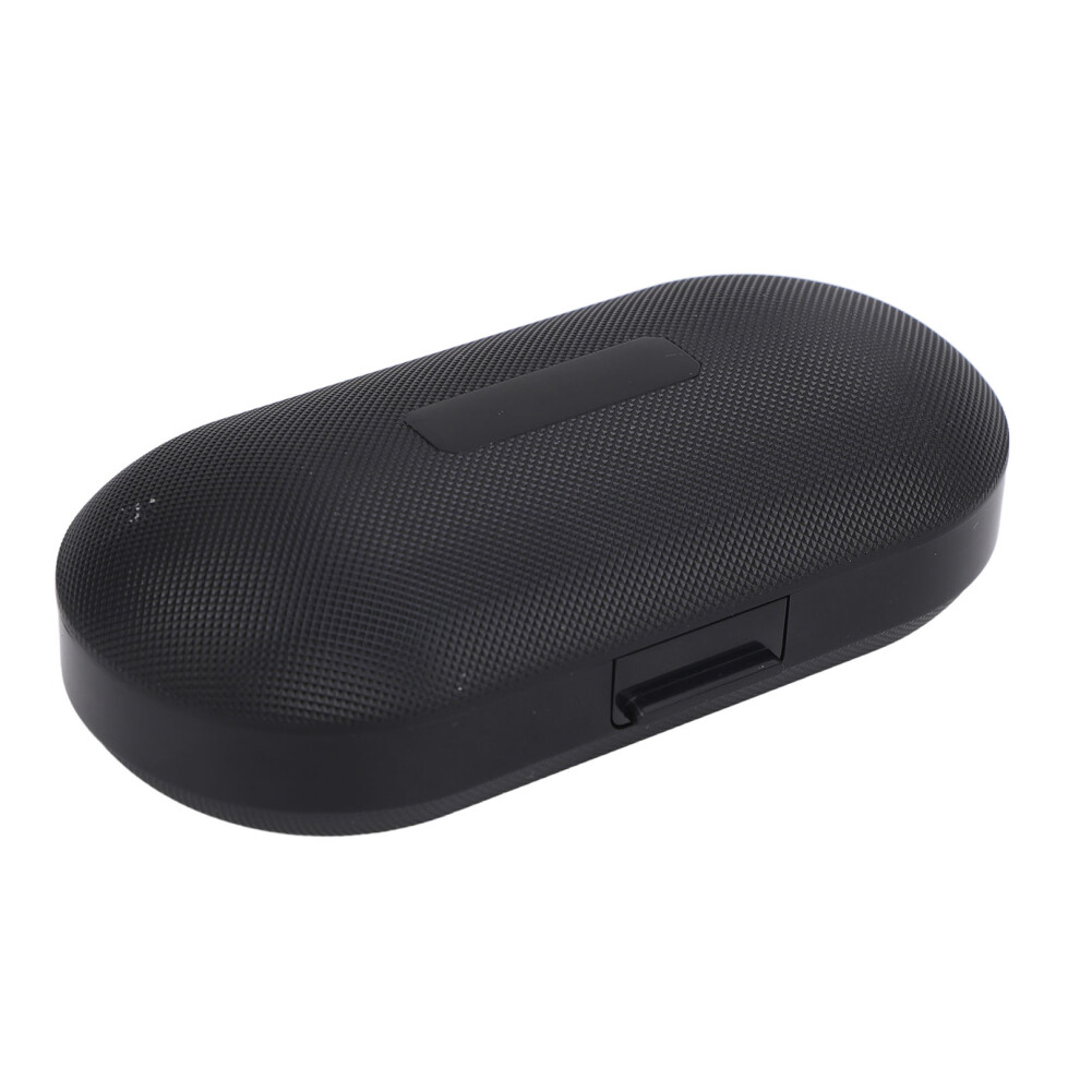Black Sound Aid Case Multipurpose Drop Resistance Compact Compartment Design Sound Aid Protective Box For Storing Sound Aids