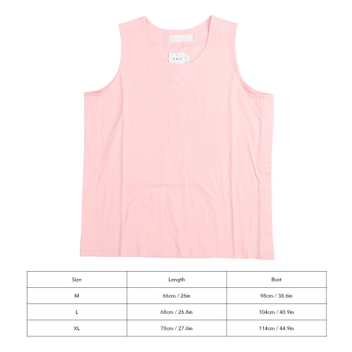 hellrosa Baumwolle Post-OP-Weste - Unisex 1