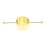 Doppelperle goldbeschichtet 30ml Jigger Edelstahl 3