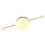 Doppelperle goldbeschichtet 30ml Jigger Edelstahl 9