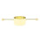 Doppelperle goldbeschichtet 30ml Jigger Edelstahl 1