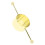 Doppelperle goldbeschichtet 30ml Jigger Edelstahl 8