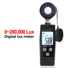Handgehaltenes Luxmeter Digital Photometer 200.000 Lux Lichtstärkemonitor