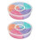2Pc Multi-Function Food Storage Tray with Lid Food Containers Tray for Nuts and Candy Fruit Snack P 1