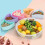 2Pc Multi-Function Food Storage Tray with Lid Food Containers Tray for Nuts and Candy Fruit Snack P 5