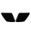 Pair L+r Side Headlight Bumper Washer Cap Jet Cover for Volvo Xc90 1